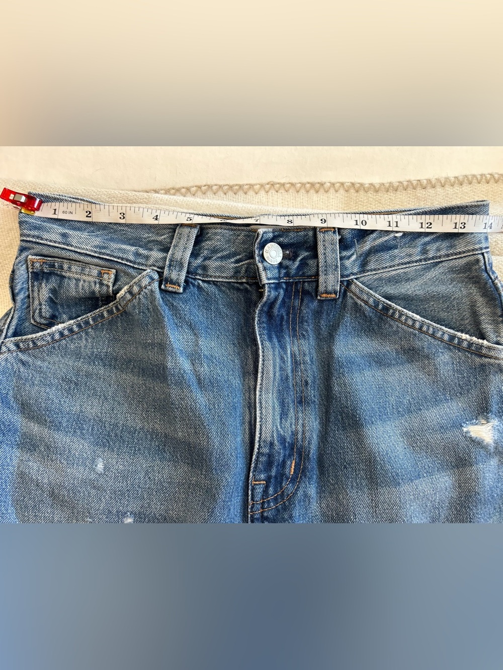 MADEWELL - The Ballon Medium Wash Jeans Size 26 - Picture 13 of 15
